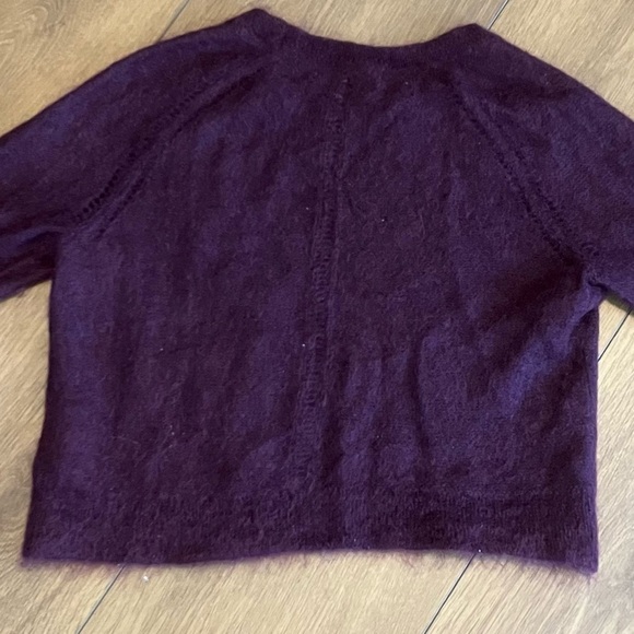 Banana Republic Burgundy Mohair/Wool Blend Sweater (MP) - Picture 7 of 7